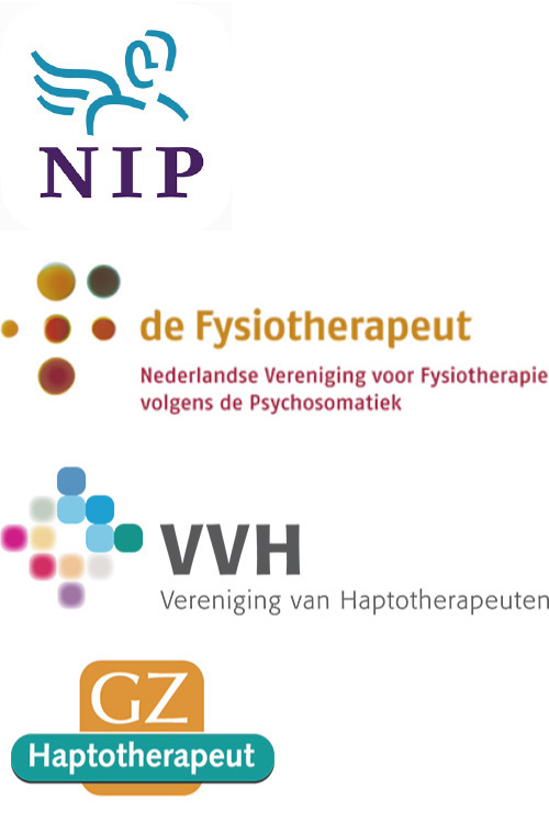 Erkend psycholoog, haptotherapeut en fysiotherapeut